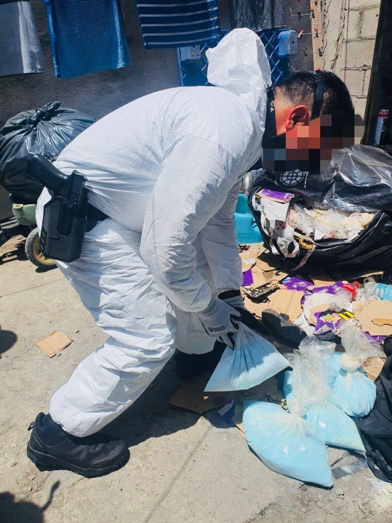 Tijuana. – The Attorney General of the Republic (FGR) through the Baja California delegation in conjunction with the federal ministerial police (PFM) of the criminal investigation agency (AIC) has secured a laboratory