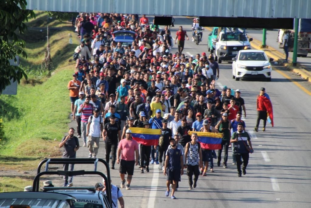 7 Caravanas han salido en el mes de Agosto de la puerta sur de Mexico