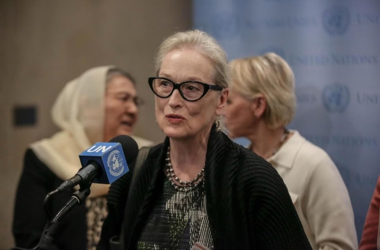 Actress Meryl Streep makes a strong complaint to the UN: “A squirrel has more rights than a girl in Afghanistan”