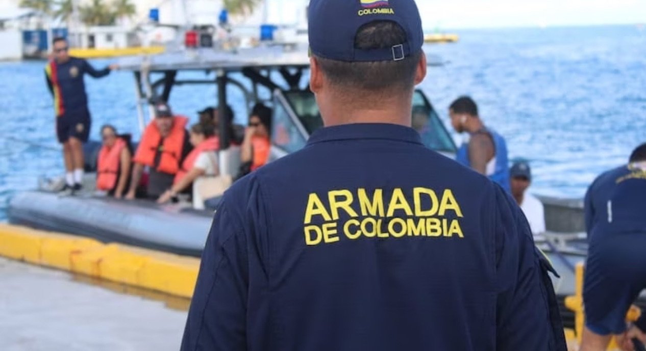 Colombian Navy rescues 16 migrants and 4 minors on San Andrés Island