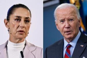 Claudia Sheinbaum y Joe Biden hablan de seguridad y migración