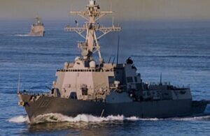 El destructor USS Gravely de la Armada de Estados Unidos al Golfo de México