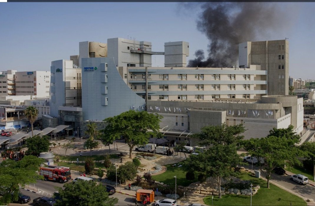Israel confirma “impacto directo” de misil iraní en hospital