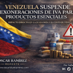 Venezuela suspende exoneraciones de IVA para productos esenciales: Impacto directo en la economía y el costo de vida
