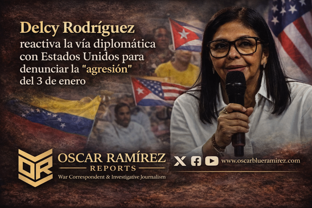 Delcy Rodríguez reactiva la vía diplomática con Estados Unidos para denunciar la “agresión” del 3 de enero