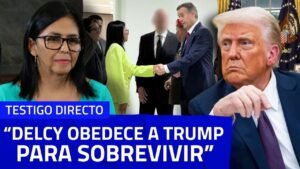 DELCY RODRÍGUEZ, RODILLA EN TIERRA ANTE EE. UU.